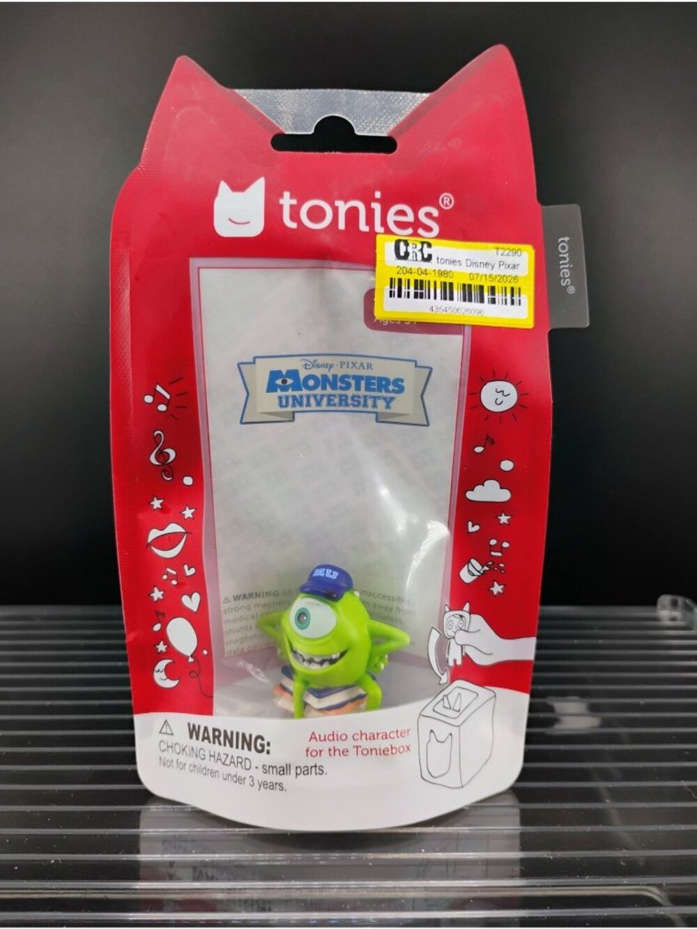 Tonies Monsters University Audio Play Figurine Disney Pixar
